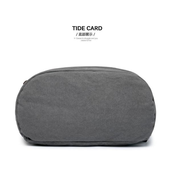 The Simple School Of The College Men's Canvas Casual College Students Travel Backpack