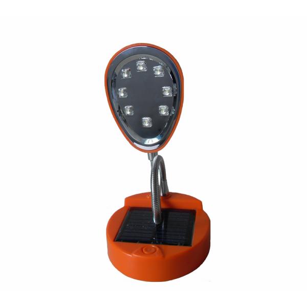 8LED solar power table lamp, can powered by USB cable