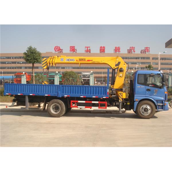 Тележка тележки ФОТОН 4кс2 Китая Сино установила кран 8 установленного грузом прямого тонн крана руки СКМГ