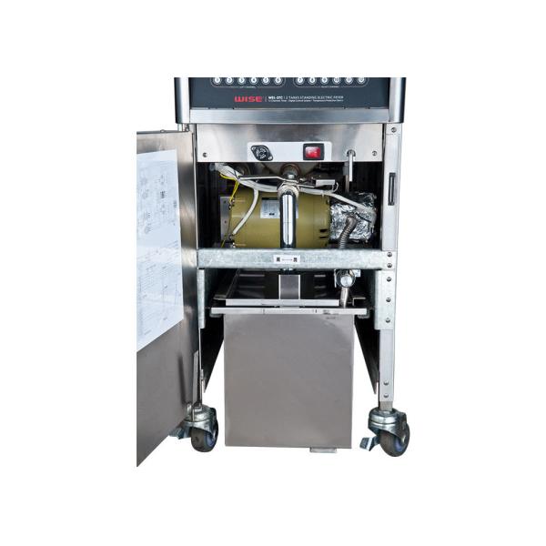 28Liters Commercial Electric Deep Fryer with Filtration Single Tank Floor - Type
