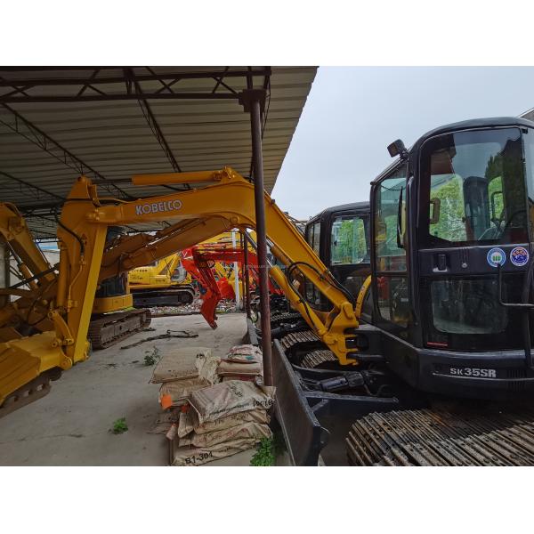 High Engine Power Mini Excavator Used Kobelco Sk35 3.5 Ton 0.75m3
