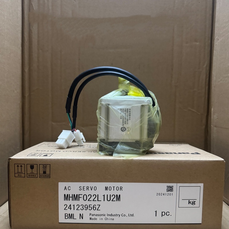 Panasonic 200W High Inertia AC Servo Motor with 23-bit Encoder MSMF022L1V2M