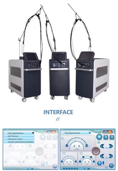 Home Unwanted Hair Removal Laser Machine 1200W With Pulse Duration 10-400 Ms