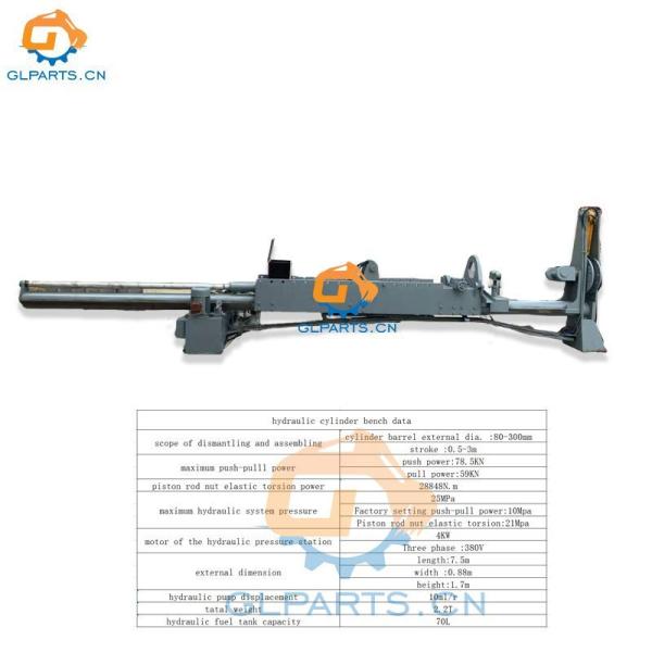 Hydraulic Cylinder Repair Bench Compact Design Precise Maintenance 707-01-07550