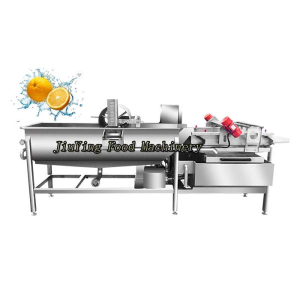 Air Pressure Bubble Ozone Fruit Processing Equipment 4.85KW  / Vegetable Washing Machine