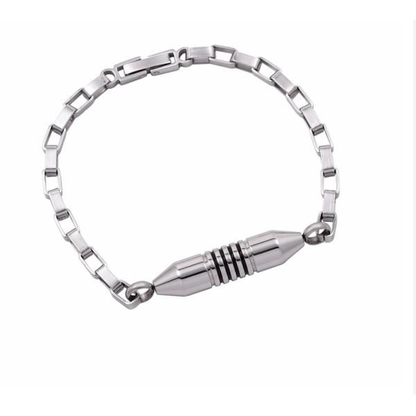 18K Gold Plated Stainless Steel Cremation Bracelet for Men and Women's Memorial Jewelry