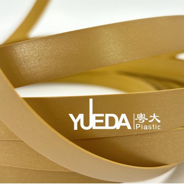 Luxurious Golden Color Cupboard Edge Strips With Delicate Surface Texture