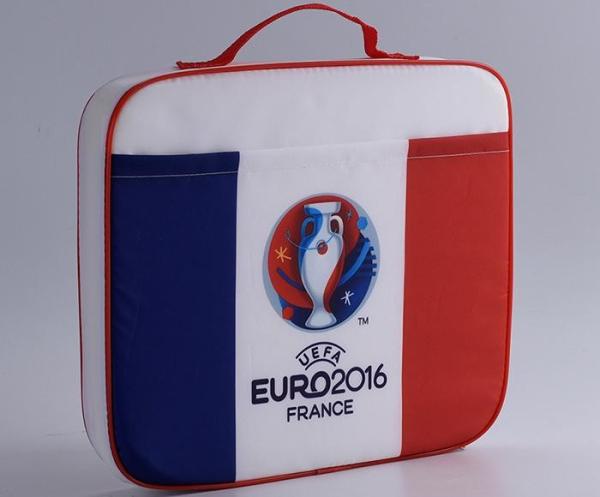 Promotional Printed Drawstring Bags / Football Fans Seat Cushions For Advertising