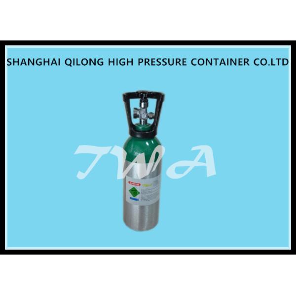 Home And Clinic 2.4L EU Certificate Aluminum Gas Cylinder AA6061 , 467 Mm
