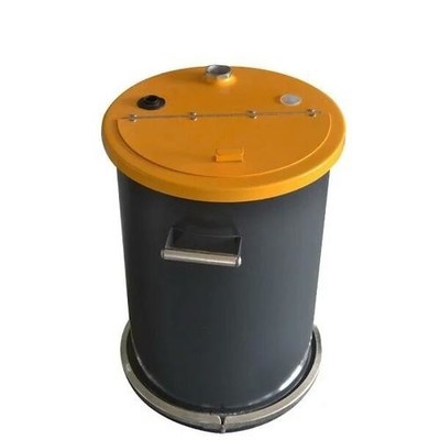 Tolva de fluidización redonda desmontable con soldadura sin costuras