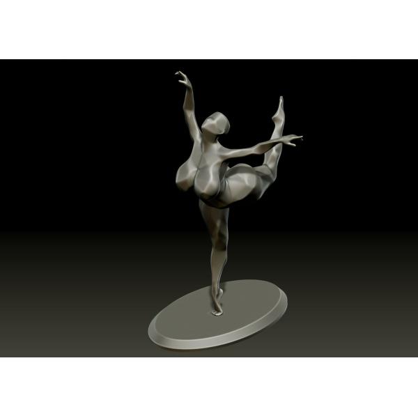 Contemporary Decoration Art Bronze Graceful Ballerina Sculpture