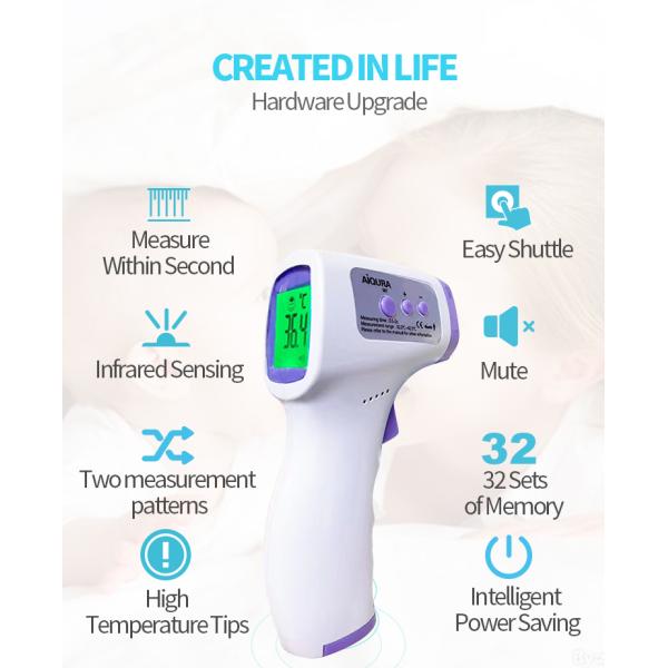 Household Non Contact Infrared Thermometer DC 3V For Body Temperature Measure