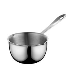 New Arrival Cooking Pot 18/8 Stainless Steel Frying Egg Pot Pan Cooking Pan Spilled Oil Pot With Wooden Handle