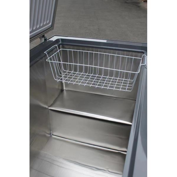 55c Ультра низкотемпературный однодверный нержавеющий сталь Внутренний 90 мм сверх толстый грудь энергосберегающий морозильник Dw-55W568