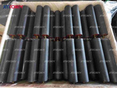 Heavy Load Conveyor Systems Reinforced HDPE Roller With HRB And Impact Absorbing Design