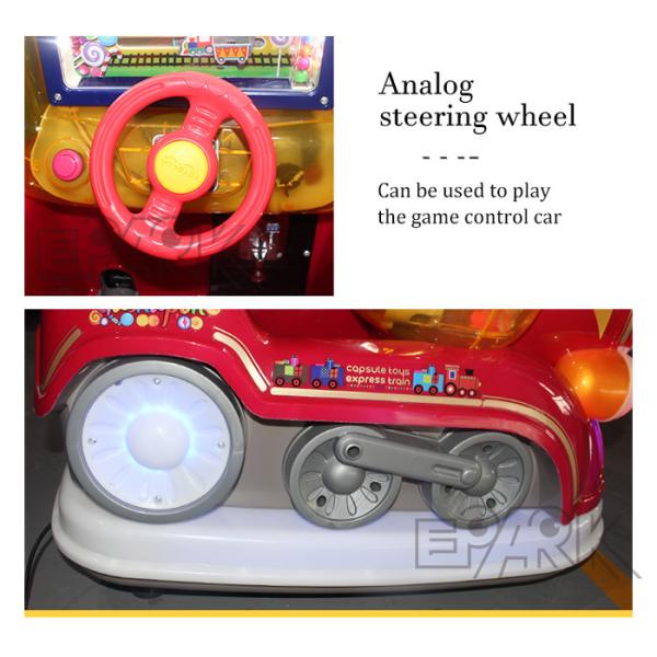 Plastic Swing Racing Video Car Kiddy Ride Machine Coin Operated