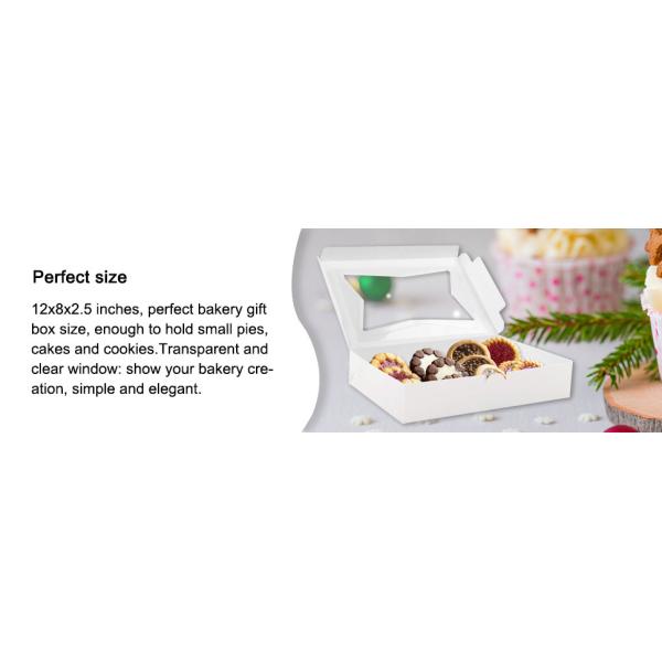 Специфические требования клиентов Удовлетворены 12x12x12 Custom Size Cupcake Box с прозрачными окнами