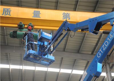 160° Platform Rotation Self Propelled Boom Lift 40% Max Gradeability