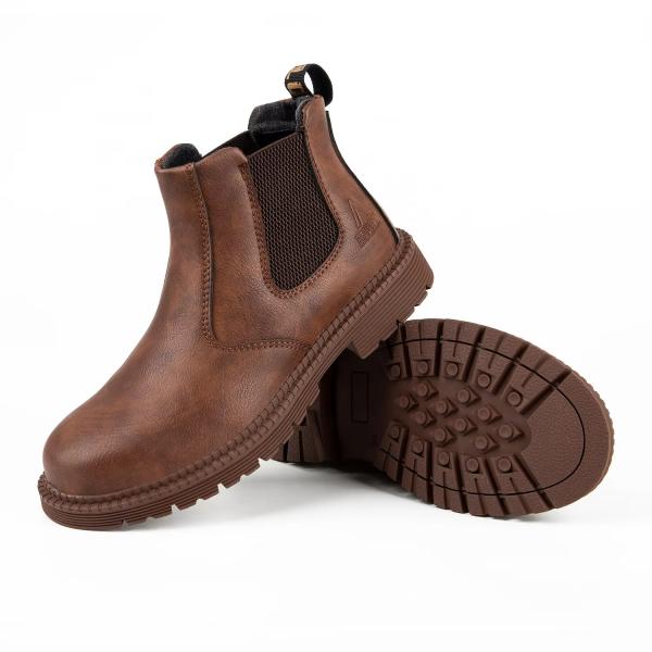 Sapatos de piel de caucho de moda para hombres