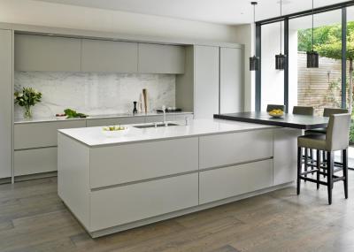 600mm 1.8m DTC Modern High Gloss Kitchen Cabinets Unit With Marble Top
