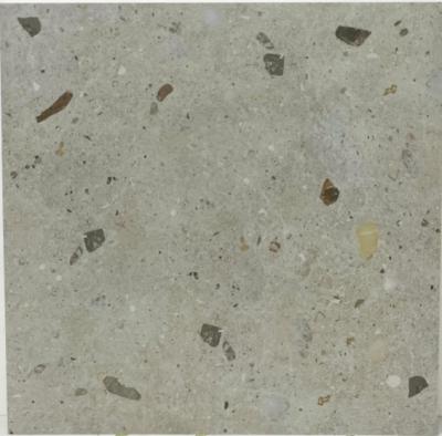 CE Certificado Terrazo porcelana azulejo cinza escuro 9 mm espessura resistente ao gelo