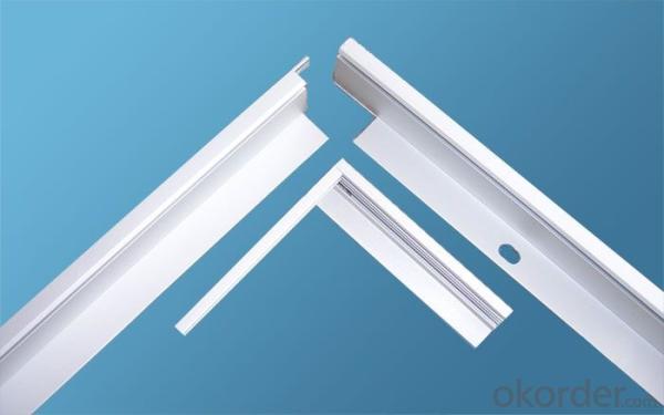 Professional Aluminum Extrusion Solar Panel Frame Good Weather Resistance