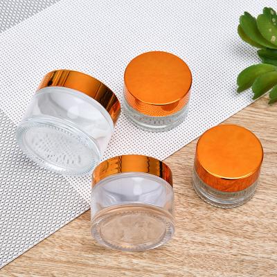 O cosmético plástico da garrafa 15g do creme de cara do ABS range o carimbo quente