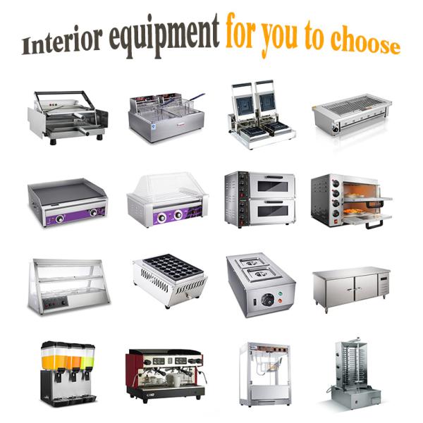 Garment Shops Used Square Food Trailer Kiosk Truck with Top Sale Ice Cream Machine