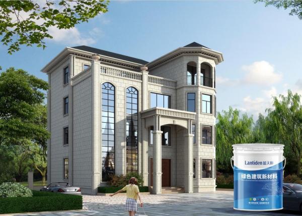 Exterior Interior Paint Water Based Marble Like High Simulation Degree Odor Free