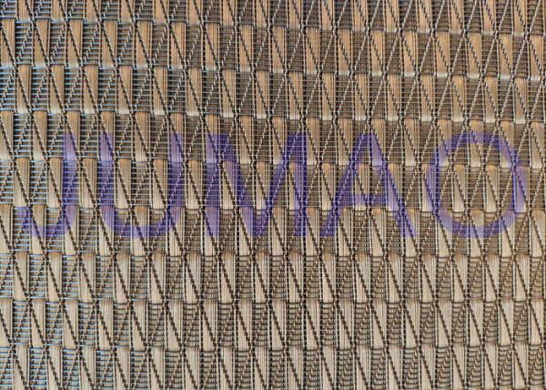 Light Architectural Metal Fabric Customized Art Wire Mesh For Space Divider
