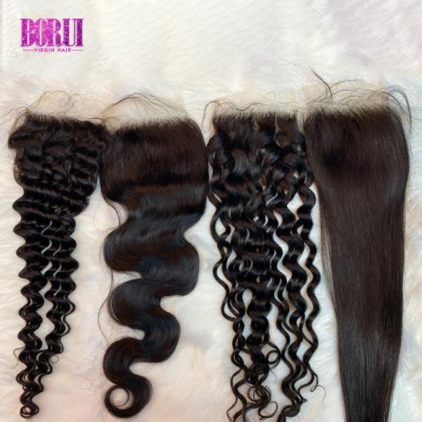 Super Thin And Breathable 5x5 Lace Closure Straight Hair 100% HD Invisible Lace