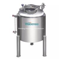 Tanque RO móvel de aço inoxidável 500L, tanque SS multiuso para água RO
