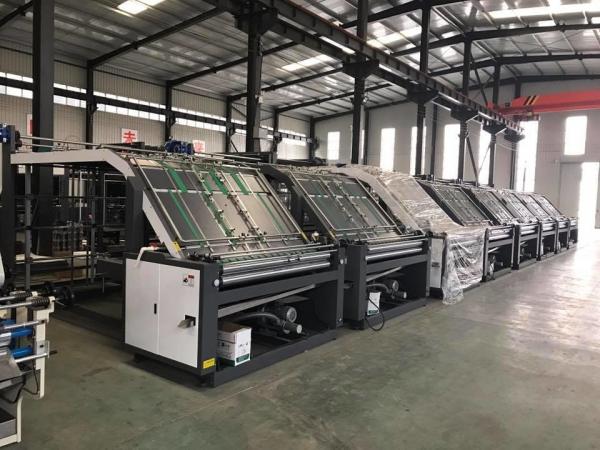 Material de embalagem metálica laminador de flauta ondulada semiautomático para caixas de cartão