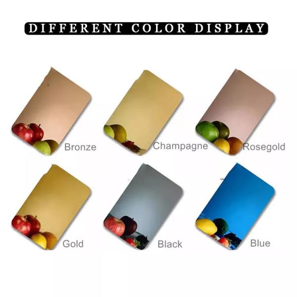 Kitchenware Inoxidable SS Coloured Sheet , Anti Oxidation Gold Stainless Steel Plate