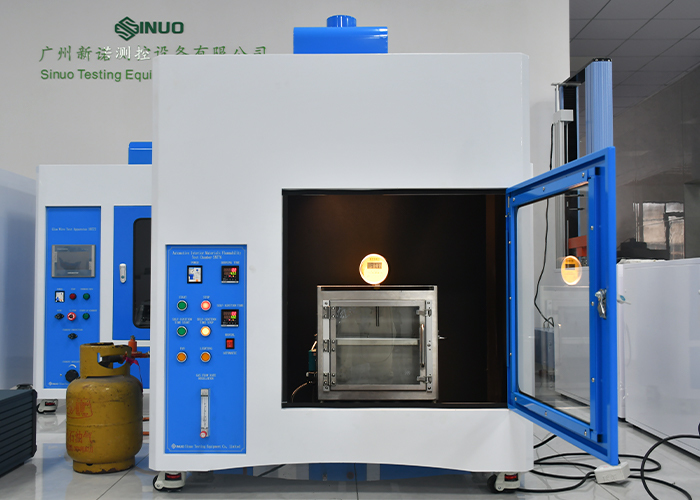 FMVSS 302 Horizontal Flammability Test Chamber for Automotive Interior Materials Testing