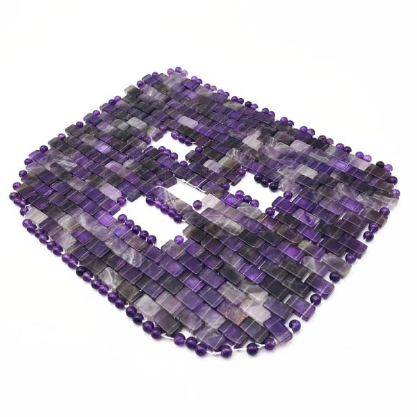 Health and Wellness Technology Polished Amethyst Goddess Jade Stone Mask for Natural Beauty 2024