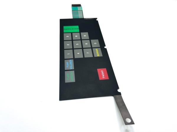 Radio Device Industrial Membrane Switch Custom Keypad Membrane User Friendly