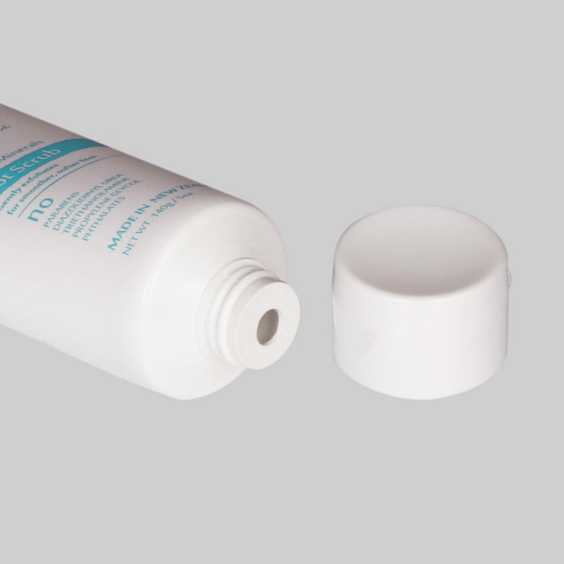 140g/5oz трубка пустой изготовленной на заказ косметической выжимкы трубок D45mm пластиковая очищая с крышкой сальто