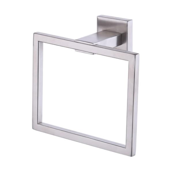 Stainless Steel Towel Ring Rack Tissue Paper Holder Wall Mounted Bathroom Accessories Set