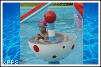 Jogo do Aqua da fibra de vidro, equipamento do parque do Aqua do pulverizador para crianças e adultos na piscina