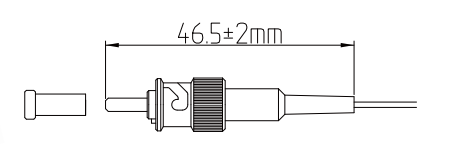 Соединитель заплаты волокна сборки на месте Ferrule LC SX 0.9mm Пре-отполированный оптически