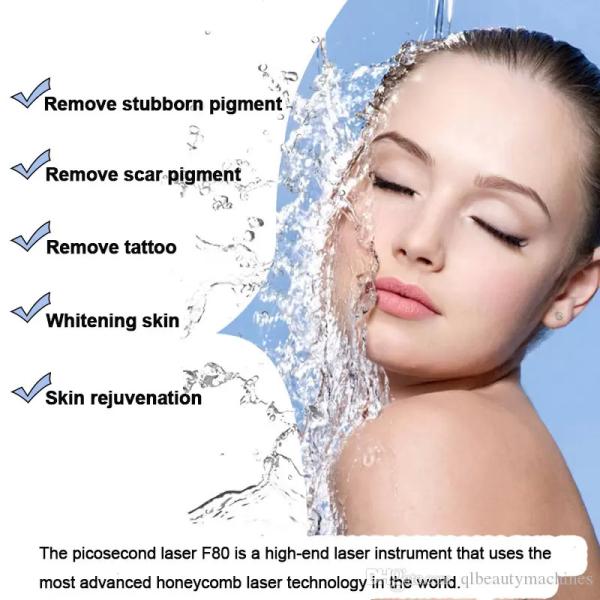 Машина Нд Яг 2500В удаления татуировки пикосекундного лазера воздушного водяного охлаждения