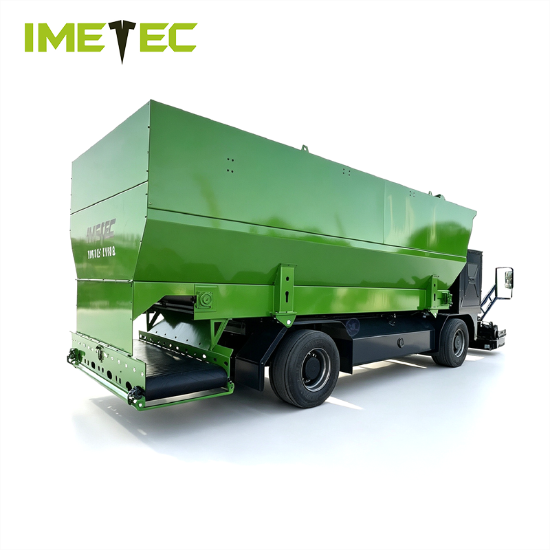 ODM Silage Dump Wagon Self Propelled Leftover Feed Collector Cow Feeding Equipment