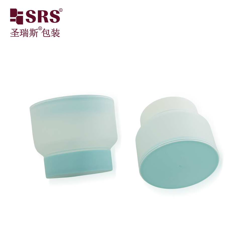 SRST Custom Logo Double Wall PP Cream Jar 30‑100g Cosmetic Packaging Container