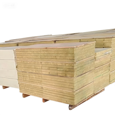 40-200 Kg/M3 Density Rock Wool Board Thermal Insulated 30mm-150mm Thickness