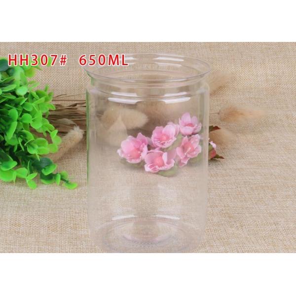 el ANIMAL DOMÉSTICO fácil del extremo abierto 650ml puede el aire del bote - prueba para la comida secada transparente