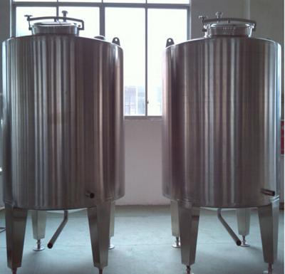 Stainless Steel Milk Mixing Tank Jacketed Wall For Beverage Industry