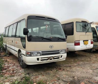 111 - 130 Km / H Used Coaster Bus Manual Tourists Shuttle Bus 2015 - 2018 Year