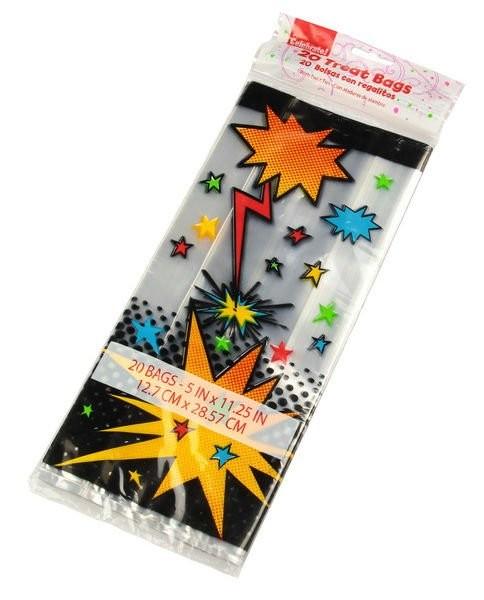 Disposable Clear Plastic Cello Sweet Bags Waterproof With 200 Twist Ties