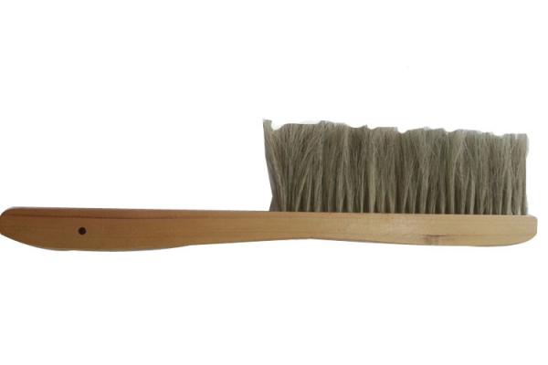 Vente en vente à chaud à deux rangées de poils de cheval, brosse d'abeille, poignée en bois pour apiculteurs